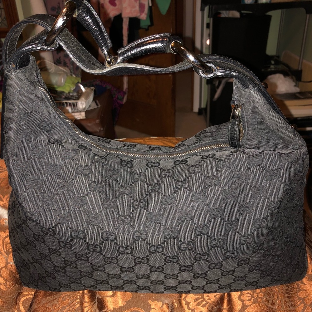 Authentic Gucci horsebit hobo